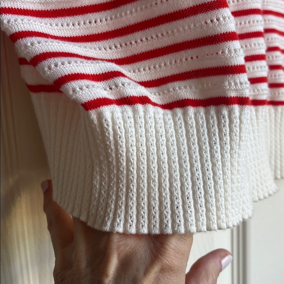 Madewell Textural-Stitch Cotton Sweater - Picture 6 of 15